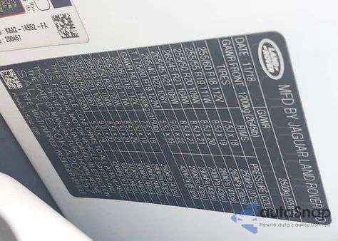 2019 Land Rover Range Rover Velar P250 R-Dynamic Se from USA, damaged, VIN SALYL2EX0KA200457